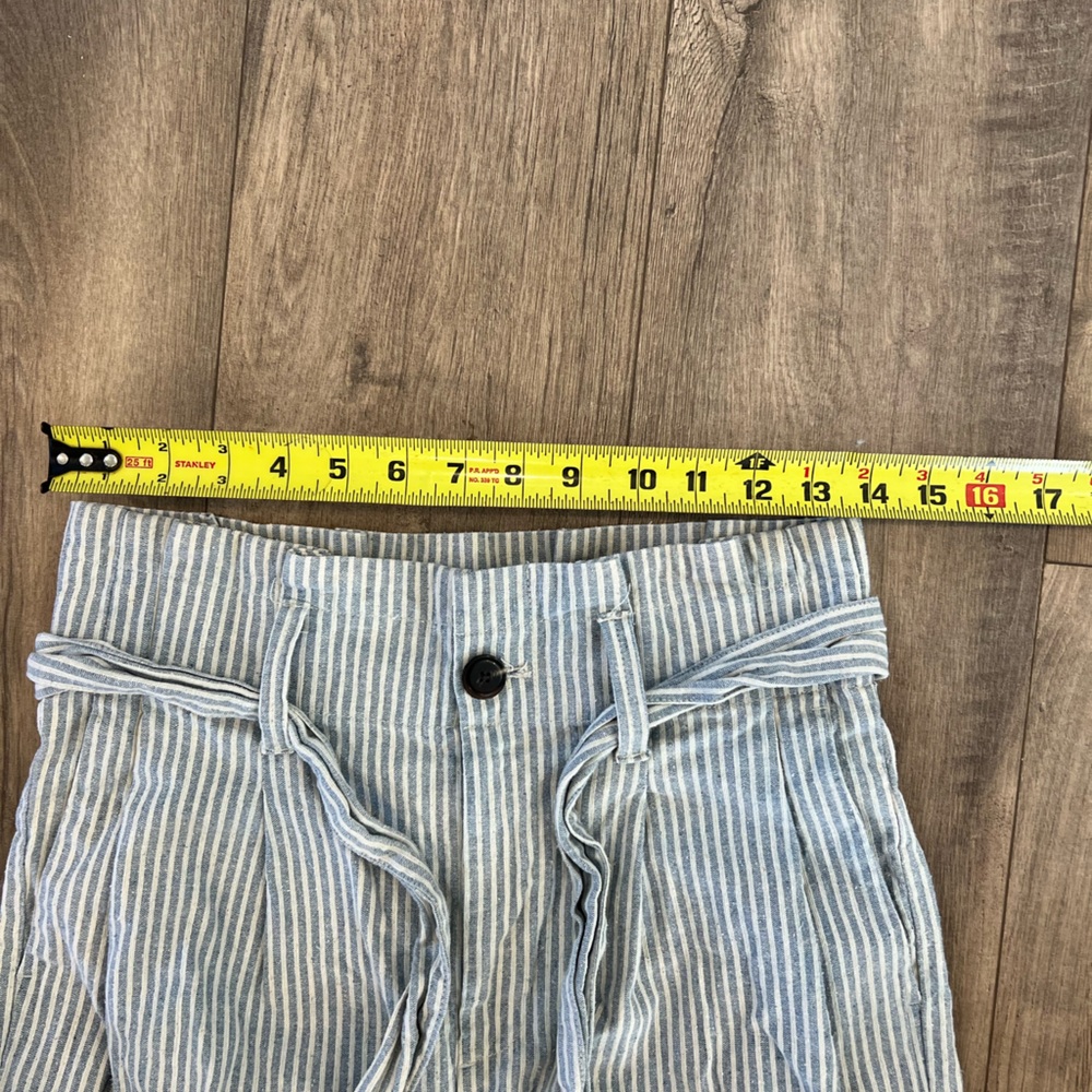 Madewell X new denim project pants women size 4 patchwork paper bag jeans - Picture 12 of 12